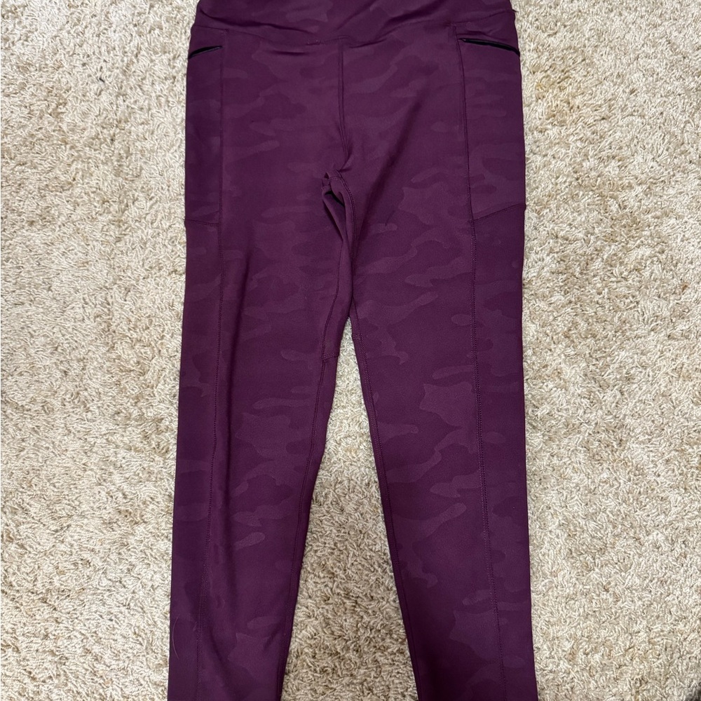 Nicole Miller Sport Plum Leggings